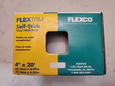 Flextrim White Vinyl Self-Stick Vinyl Wall Base Trim • $15