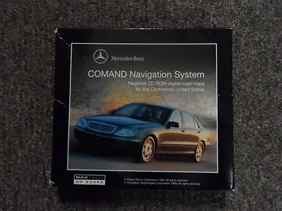 2000 Mercedes Benz COMAND NAV System New England Digital Road Map CD#7 W/ CASE  • $22.95