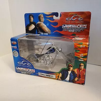 Orange County Choppers 1:18 Scale Diecast Bike T-Rex Softail #1 New Never Opened • $13