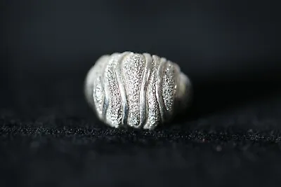 Vintage Kabana Sterling Silver UP And Down Design Ring Size 6 NEW Jewelry 925 • $14.99