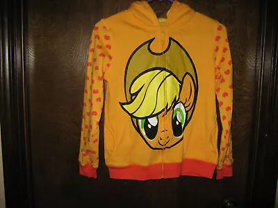 Girls Youth My Little Pony AppleJack Hooded Zippered Sweatshirt Jacket 2017 XL • $21.95