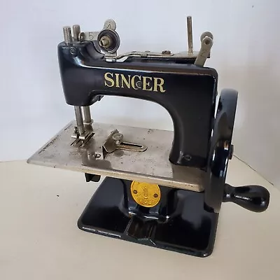 Vintage Singer Sew Handy Children's Sewing Machine Model 20 Black • $99.99
