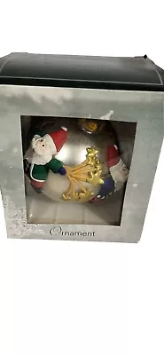 Vintage Creative Design For Montgomery Ward  Christmas Ornament Clay Santa  • $14.99