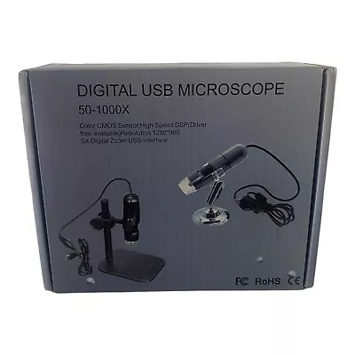 Digital USB Microscope 50-1000X Color CMOS Sensor High Speed DSP New With Box • $17.24