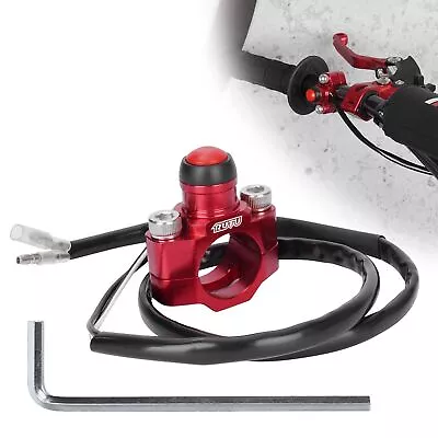 Cnc Universal Motorcycle Engine Stop Start Kill Switch Button With Mounting Back • $15.40