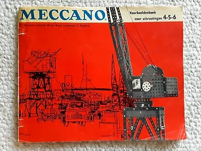 £14.46 • Buy VTG MECCANO Toys Accessories Catalog Voor Voorbeeldenboek 4-5-6 Written In Dutch