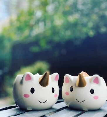 $21.99 • Buy Set Of 2 Unicorn Mug 3D Cartoon Milk Tea Ceramic Cup Kid Christmas Gift