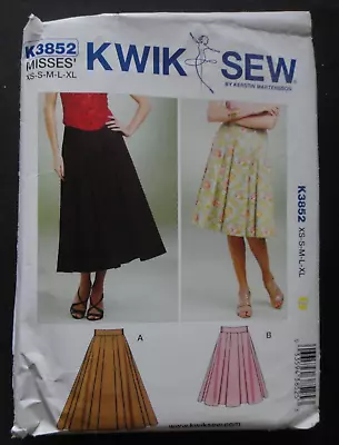 Kwik Sew Pattern K3852 For Skirts . Sizes XS To XL Complete • $4