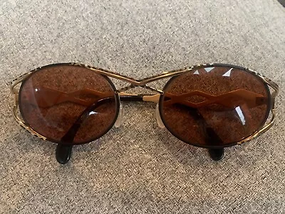 CAZAL Black And Gold Sunglasses Mod 977 Col 609 Made In Germany - Frames Only • $49.99