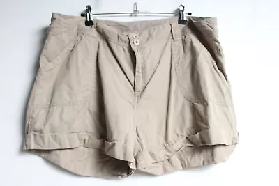 Dorothy Perkins Womens Safari Shorts - Beige - Size 18 (21e) • £3.99