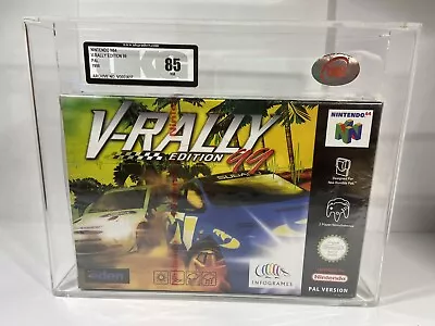 V-Rally 99 N64 Nintendo Red Seal PAL Version UKG 85% NM Graded • £849.99