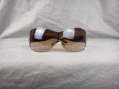 Womens Sunglasses Brown Shades Glasses Wrap Bling Y2K • £1.99