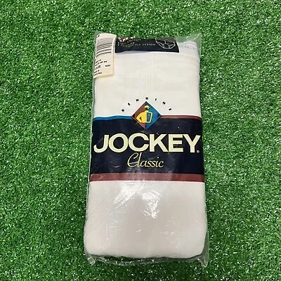 VTG Jockey Classic 3 Pack Briefs Size 38 White Tighty Y-Front Underwear 2000 • $19.99