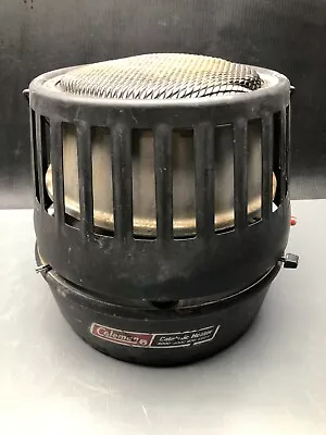 Vintage Coleman Catalytic Heater Black 5000 8000 Btu Free Shipping • $74.95