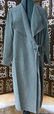 Mango MNG Premium Midi Coat Light Gray Size Small US Medium EU • $35