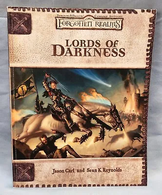 Dungeons & Dragons Lords Of Darkness Forgotten Realms  • $24.99