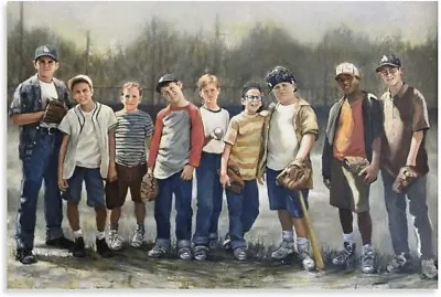 The Sandlot Baseball Movie Print Poster For Bedroom Aesthetic Wall Decor • $20.99