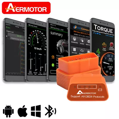 ELM327 V1.5 Bluetooth 4.0  Auto Car Diagnostic Scanner Tool FOR IOS Android • $6.64