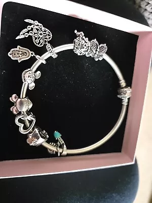 Genuine Pandora Braclet Plus Charms • £85