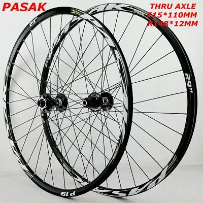 26/27.5/29er Thru Axle Off-road Downhill Wheels Mountain Bike Wheelset Rim 700C • $327.18