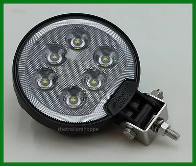 Maxxima 6 LED Round Work Flood Back Up Reverse Light 1200 Lumens MWL-28 • $55.25