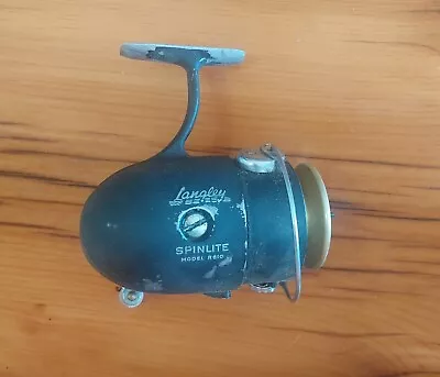 Vintage Langley Spinlite R810 Antique Spin Cast Reel  • $20