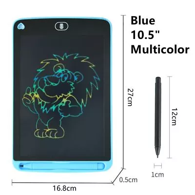 10.5 Inch LCD Writing Tablet Magic Drawing Board Kids Electronic Painting Tool • $13.27