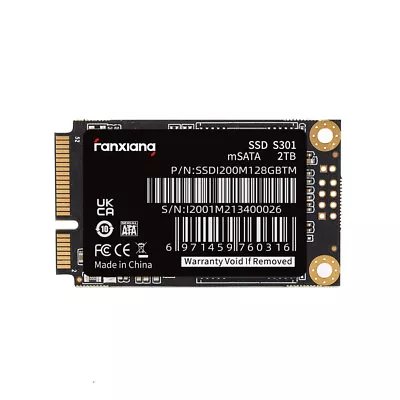 Fanxiang 2TB MSATA SSD Solid State Drive 6Gb/s For PC/Laptop 550MB/S • $108.99