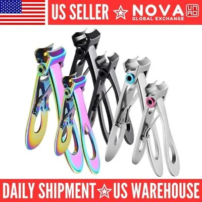 Stainless Professional Extra Large Toe Nail Clippers For Thick Nails Heavy Duty • $5.49