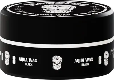 Bandido Hair Styling Wax | Shiny Look Perfect Hold Aqua Gel Wax No8 Black 150 Ml • £7.99