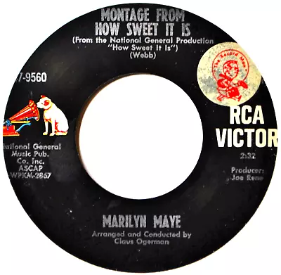 Marilyn Maye Montage From How Sweet It Is Female Vocal NM 45 7  Vinyl -Coupons! • $6.95