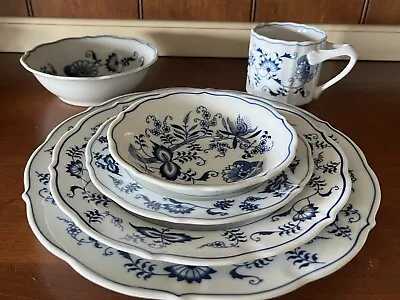 Vintage Blue Danube Japan              Dinnerware Service For 4. • $200
