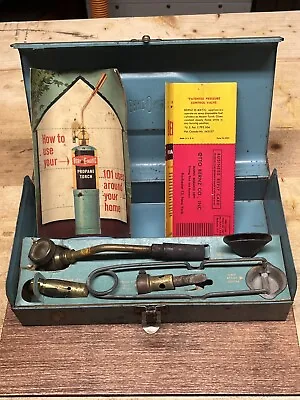 Vintage 1960’s Bernzomatic Torch Kit TX25 Manuals Included Bernz-O-matic • $9