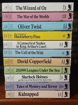 Lot Of 11 Moby Books Illustrated Classic Editions Vintage Mini Pocket Paperback • $49.94