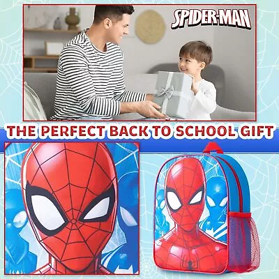 Marvel Spiderman Backpack - Kids Backpacks For School • £11.49