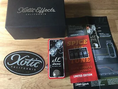 Xotic SL Drive Deluxe Limited Edition Red Distortion Overdrive • £155