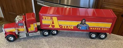 Vintage 1983 Ertl The A-Team Red Peterbuilt Semi Truck BA Baracus RARE HTF! • $300