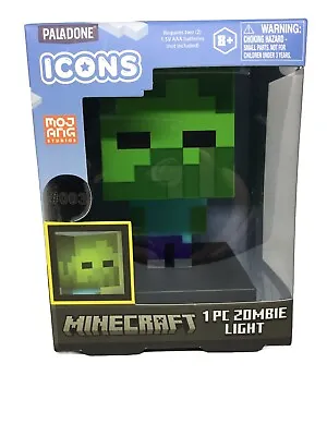 *NEW* #003 Minecraft Zombie - Night Light Lamp - 3D Character Figure  • $10.99
