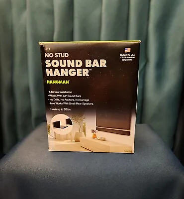 Hangman No-Stud Sound Bar Hanger- New In Box • $20