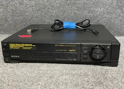 Video Cassette Recorder Sony SLV-900HF Flying Erase Head Hi-Fi Stereo VCR Plus • $60