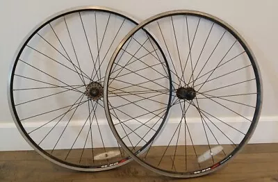 VINTAGE Alexrims CA-20 (622x18) 29er 700c Wheel Set Black With Marin Hubs • $69.95