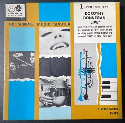 Dorothy Donnegan  LIVE  Reel 60 Minute Music Master Series RARE • $5