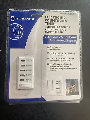 Intermatic EI220W 1800W Electronic Countdown Timer - White • $15