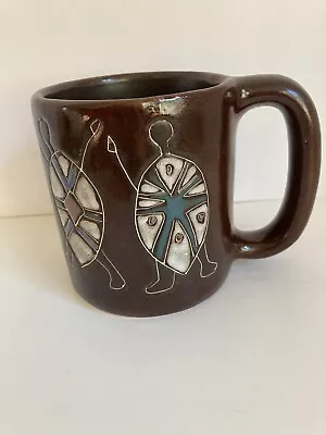 Mexican Design By Mara Of Mexico Stoneware Hand Crafted 16 Oz. Mug Warriors • $9