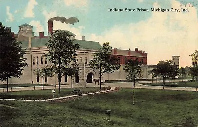 Indiana State Prison Michigan City Indiana IN C1910 Postcard • $5.95