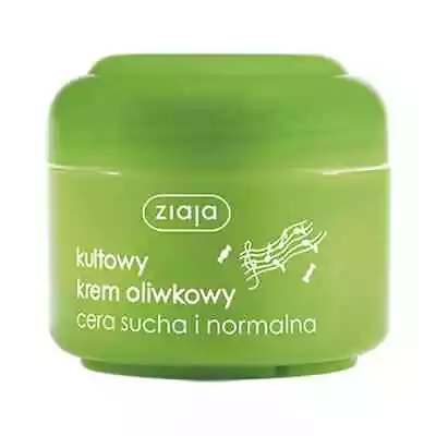 4x ZIAJA KREM OLIWKOWY NATURALNY 50ml - NATURAL OLIVE FACIAL CREAM 50ML X4 Pcs • £14.95