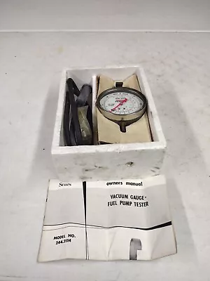 Vintage Penske Engine Vacuum Gauge Fuel Pump Tester Model No. 244.2114 • $49.95