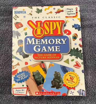 I Spy Memory Game. New Still In Plastic. Year 2020. 48 Cards W 9 Riddle Cards • $17