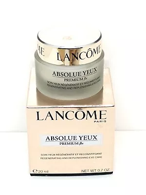 LANCOME Absolue Yeux Premium Bx Regenerating And Replenishing Eye Care 20ml NEW • £59.99