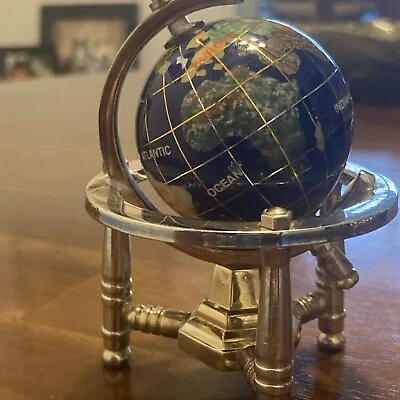 4” Mini Globe On Metal Tripod Stand • $20